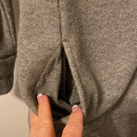 Aerie gray sparkly tunic top - Picture 4 of 12